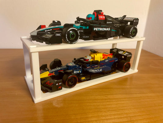 Supporto LEGO® Speed Champions F1 – Display Stand per 2 auto