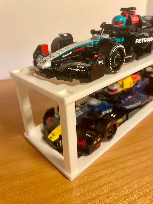 Supporto LEGO® Speed Champions F1 – Display Stand per 2 auto