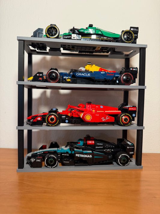 Supporto LEGO® Speed Champions F1 – Display Stand per 4 auto